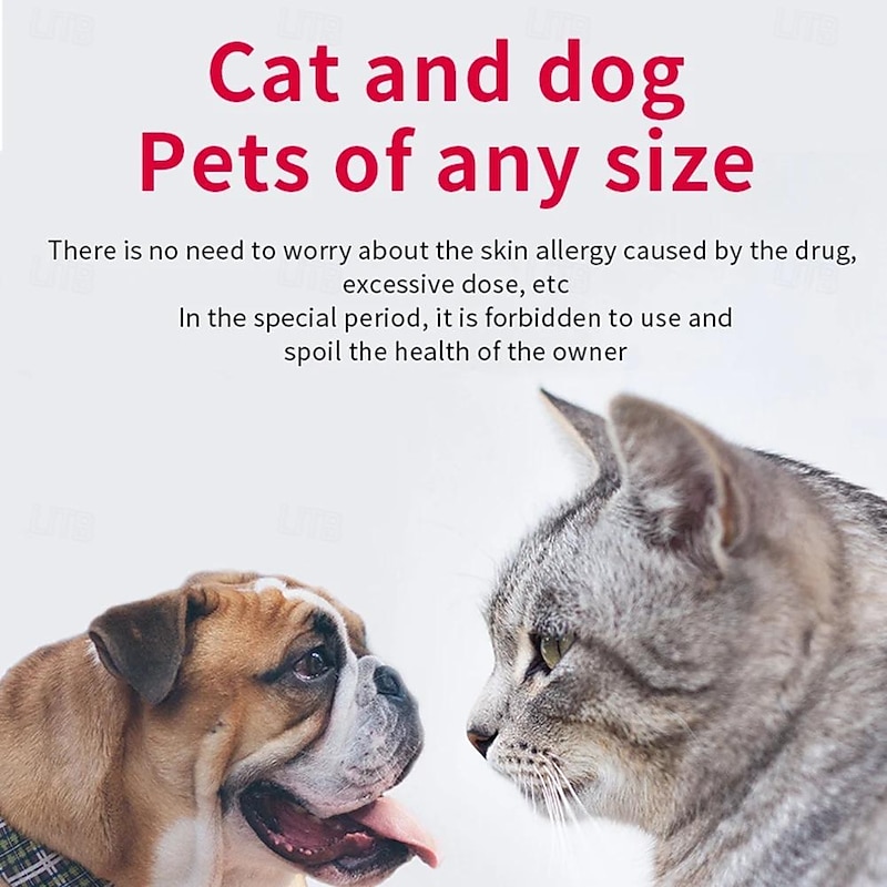 USB Rechargeable Ultrasonic Pest Collar – Flea, Tick, and Lice Repeller for Cats and Dogs with Mountaineering Buckle4