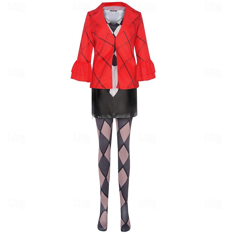 Joker Joker: Folie à Deux Harley Quinn Skirt Coat Socks / Long Stockings Cosplay Movie Cosplay for Women's Adults Carnival Masquerade Event / Party4