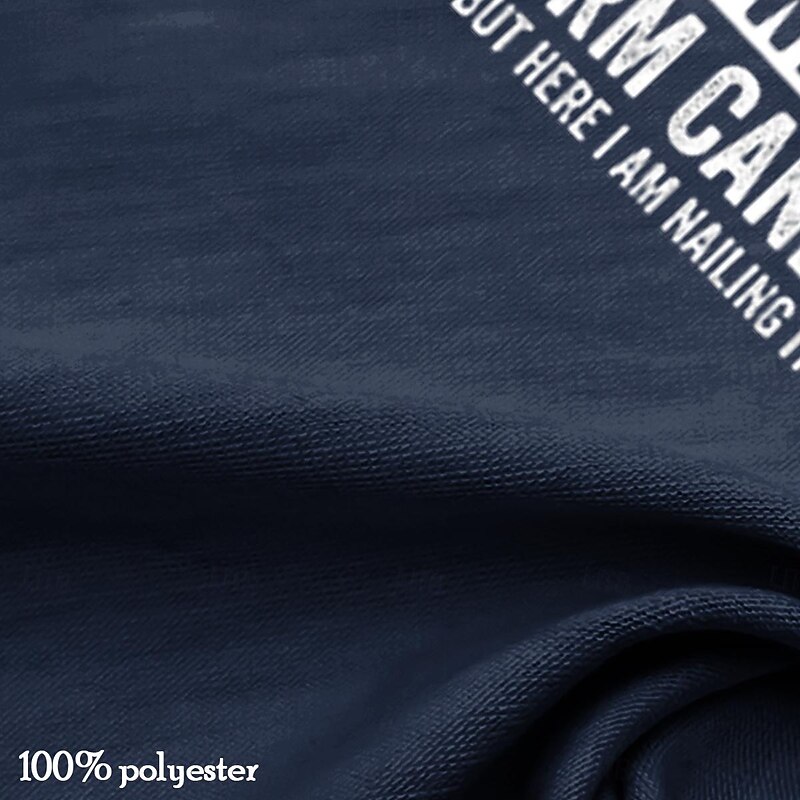 Men's Word T Shirt Short Sleeve T shirt 3D Print Crew Neck Shirt Daily Daily Holiday Dark Blue Summer Spring Clothing Apparel S M L XL XXL XXXL2