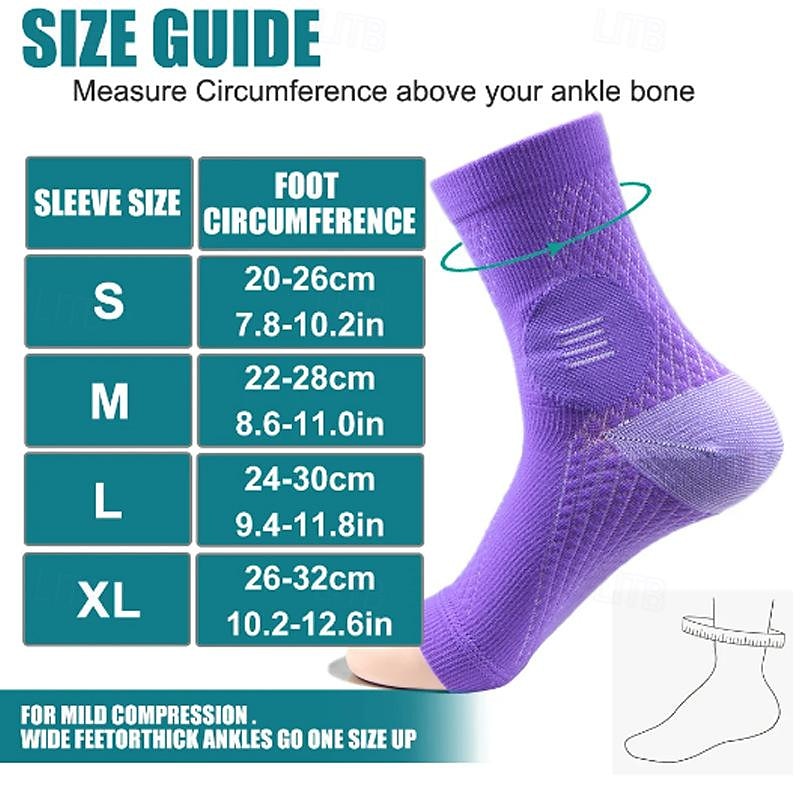 1 Pair Neuropathy Socks for Women and Men - Toeless Compression Socks Foot Neuropathy Socks, Peripheral Neuropathy Socks, Diabetic Neuropathy Socks, Arthritis Sock2
