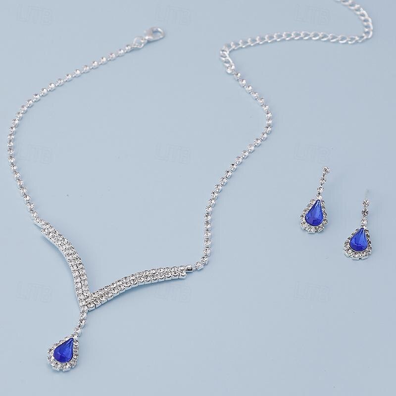 Bridal Jewelry Sets For Women's Wedding Party Evening Alloy Fancy2