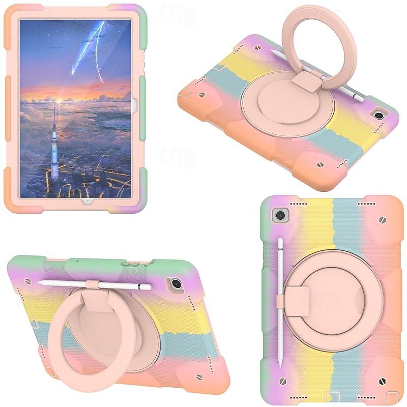 Tablet Case Cover For Samsung Galaxy Tab A9 8.7" A8 10.5'' A9 Plus 11" Pencil Holder 360° Rotation Shoulder Strap PC Silicone2