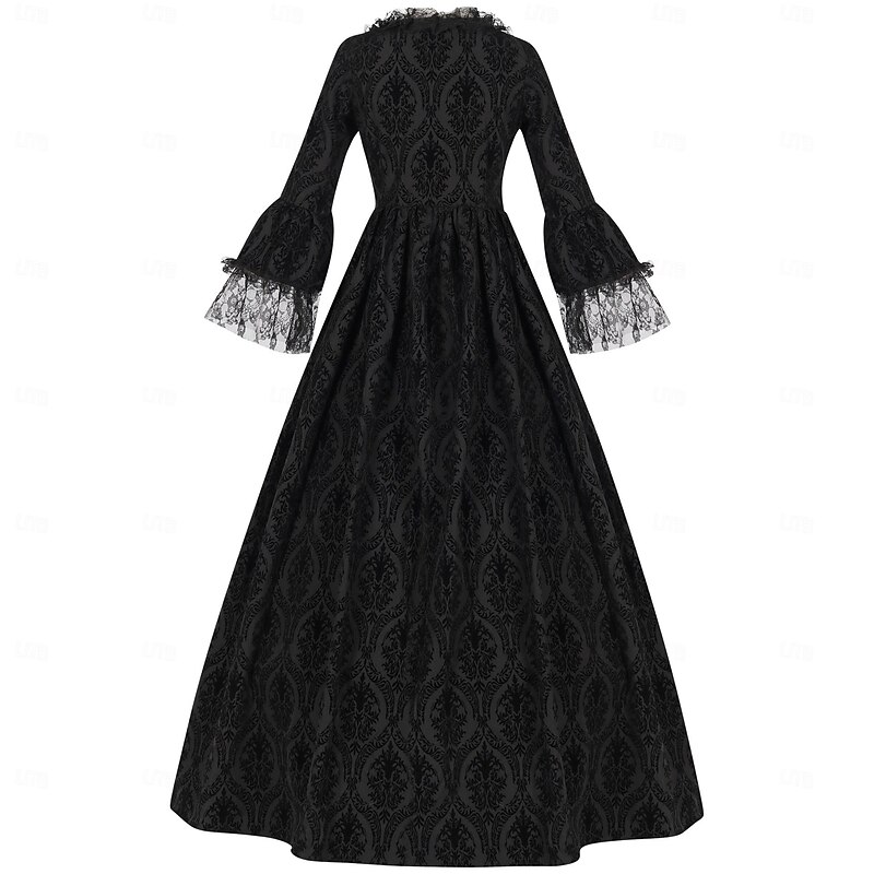 Medieval Renaissance Cocktail Dress Prom Dress Outlander Fancy Dress Women's Fantasy Halloween Carnival Masquerade Party / Evening Festival Adults' Dress2