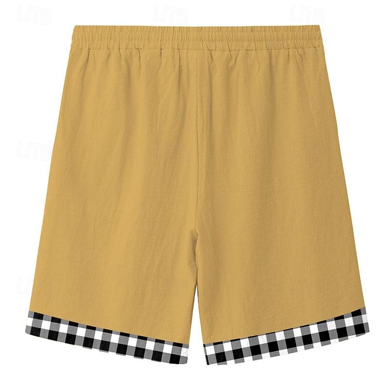 Men's Graphic Coconut Tree Shorts Summer Shorts Beach Shorts Mid Waist Designer Ethnic Style Casual Daily Holiday Drawstring Elastic Waist 3D Print Designer Clothing Apparel3