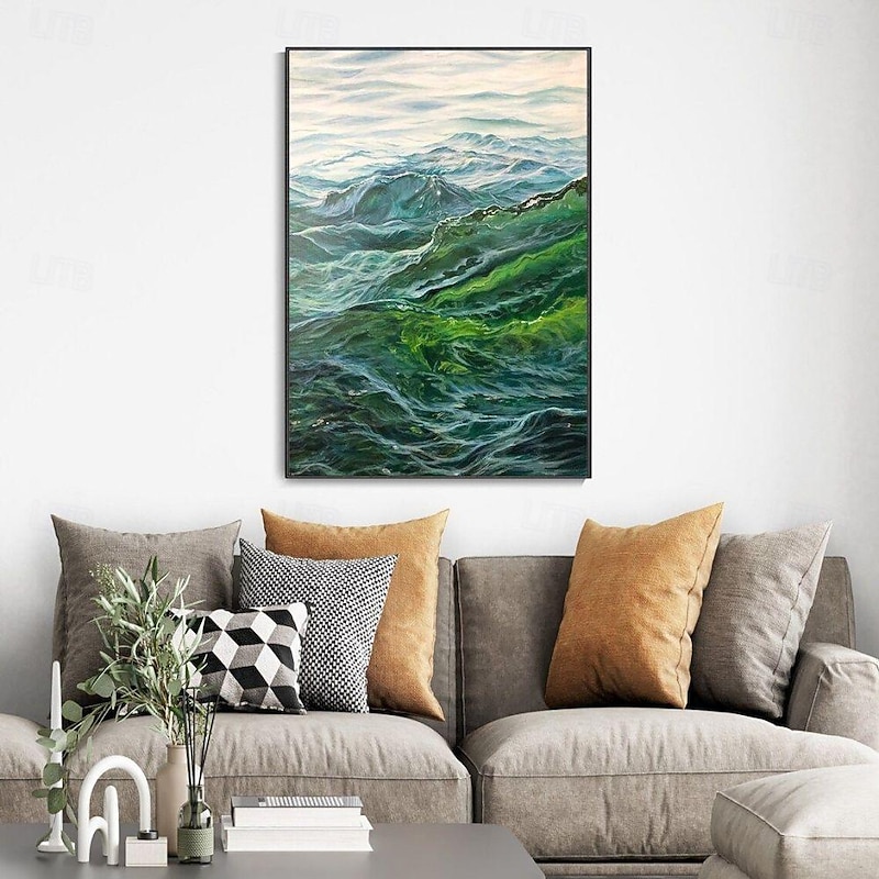 Handmade Oil Painting Canvas Wall Art Decoration Modern Ocean Wave Sea for Home Decor Rolled Frameless Unstretched Painting3