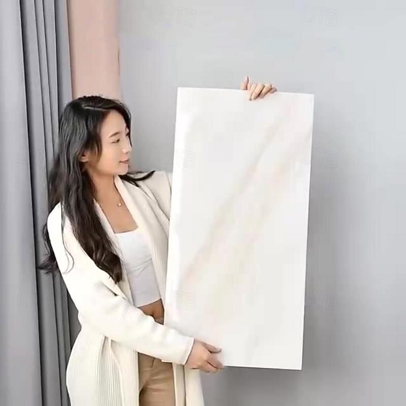 5pcs Kitchen Self-Adhesive Imitation Ceramic Tile Wall Sticker Bathroom Wall Renovation Anti Ugly Wallpaper Waterproof And Moisture-Proof Wallpaper2