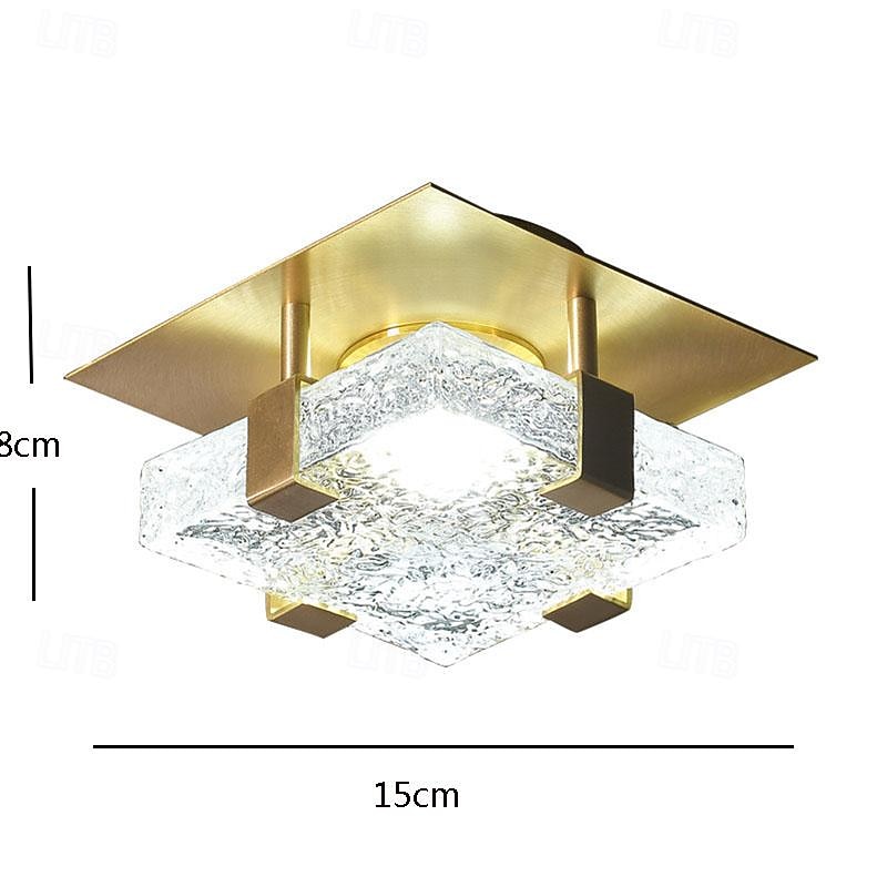 15 cm Unique Design Ceiling Lights Copper Brass Modern 110-120V 220-240V4