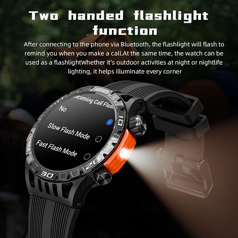 LOKMAT ZEUS 6 PRO Smart Watch 1.46 inch Smartwatch Fitness Running Watch Bluetooth Pedometer Call Reminder Activity Tracker Compatible with Android iOS Women Men Long Standby Hands-Free Calls2