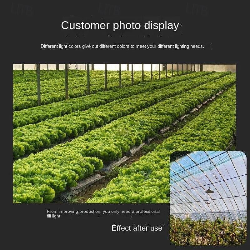 LED Plant Growing Light Imitation Light LED Light 36W/50W/100W for Better Vegetable Culture 220V E273