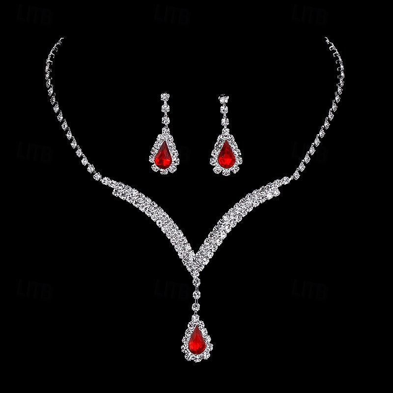 Bridal Jewelry Sets For Women's Wedding Party Evening Alloy Fancy4