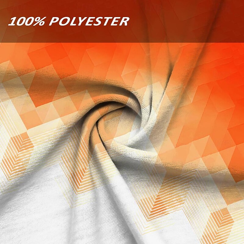 Men's Ombre Geometric Tank Top Vest Top Undershirt Sleeveless T shirt 3D Print Crew Neck Shirt Fashion Outdoor Casual Street Casual Daily Yellow Orange Spring & Summer Clothing Apparel S M L XL XXL3