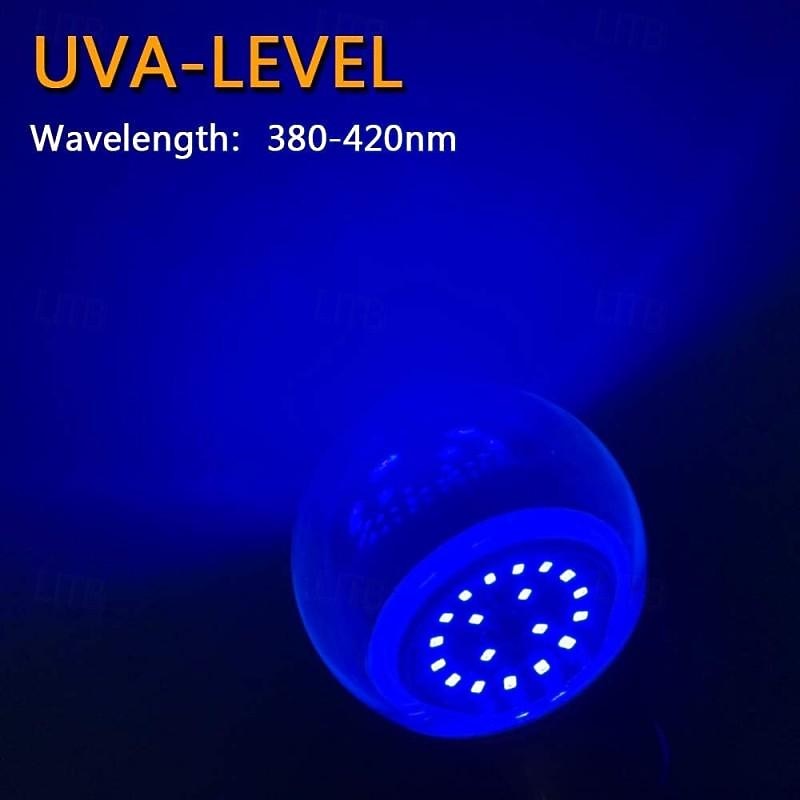 UV LED Black Lights Bulb 9W E27 LED Black Bulb UV Grade 395nm UV Party Body Paint Disco Party Fluorescent Bubble Luminous Party Bedroom UV Light Fluorescent Poster Body Paint3