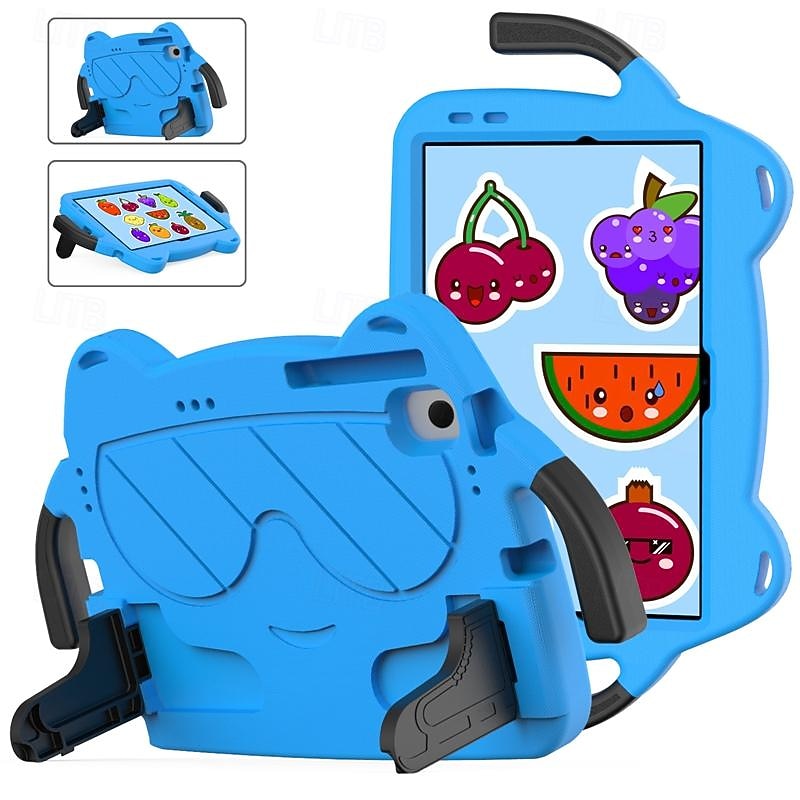 Tablet Case Cover For Samsung Galaxy Tab A 8.4" A 8.0" A8 A7 Lite A9 Plus 11" Handle Pencil Holder Shoulder Strap Cartoon EVA4