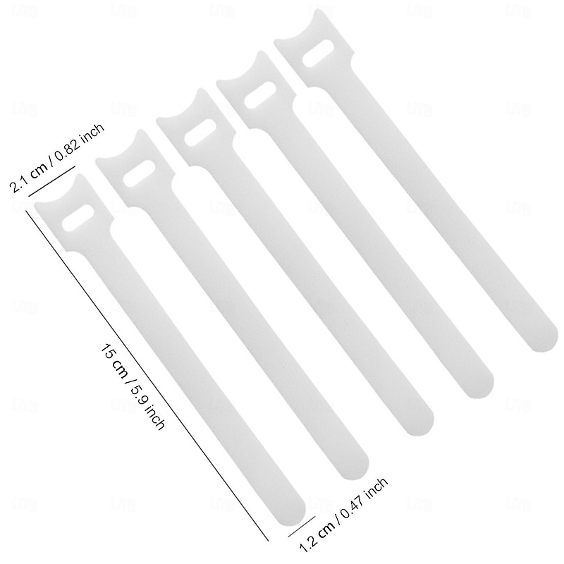 30pcs Cable Organizer - Reusable Self-Gripping Cable Ties for Charger Management, Wire Bundling, Storage, Suitable for Home, Office, Desk Cable Organization3