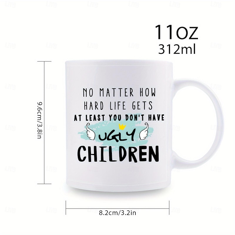 1pc Funny Mom And Dad Birthday Gifts - Novelty Mother's Day Or Father's Day Gift Ideas From Daughter Or Son Unique Christmas Gifts Mug For Parent 11oz Love Mom Dad Mug Also Suitable For Cafe Restau3