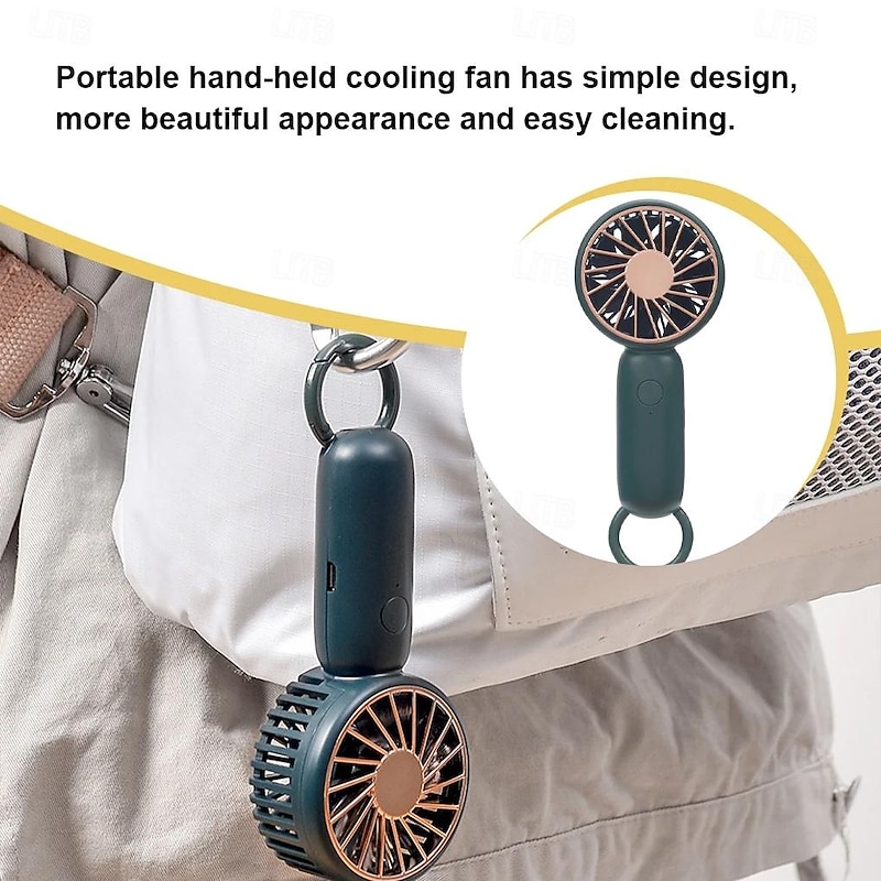 USB Rechargeable Mini Fan – Portable Handheld Cooling Fan for Summer Outdoor Camping Travel Study2