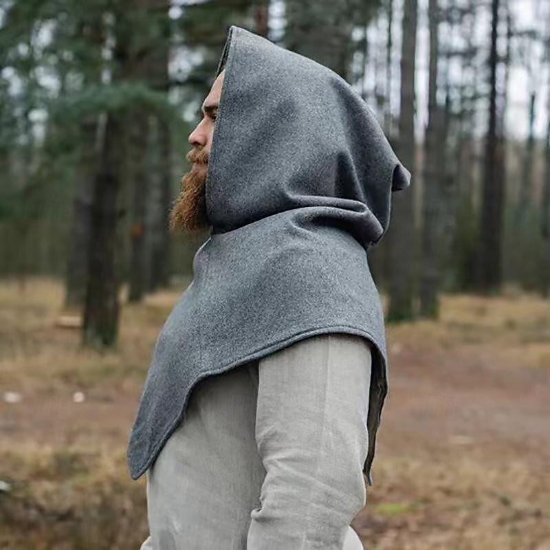 Retro Vintage Punk & Gothic Medieval Masquerade Shawls Viking Ranger Elven Archery Fancy Dress Men's Women's Unisex Viking Fantasy Masquerade Party Adults' Shawl All Seasons2