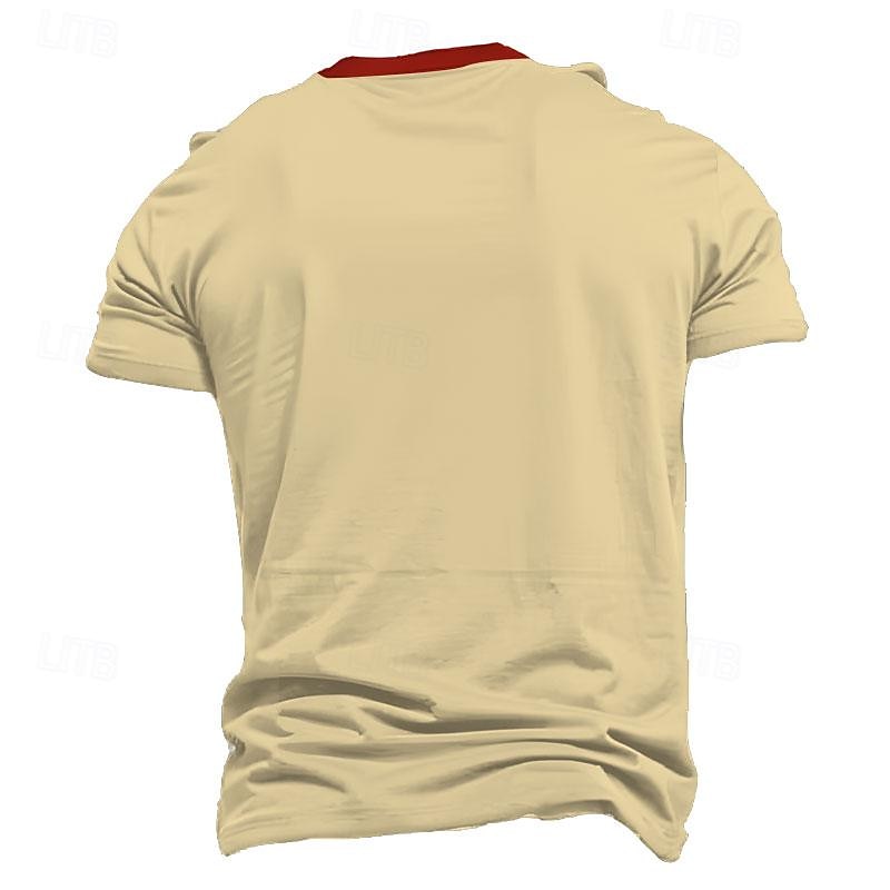 Retro Classic Car Graphic Men's Short Sleeve T-Shirt2