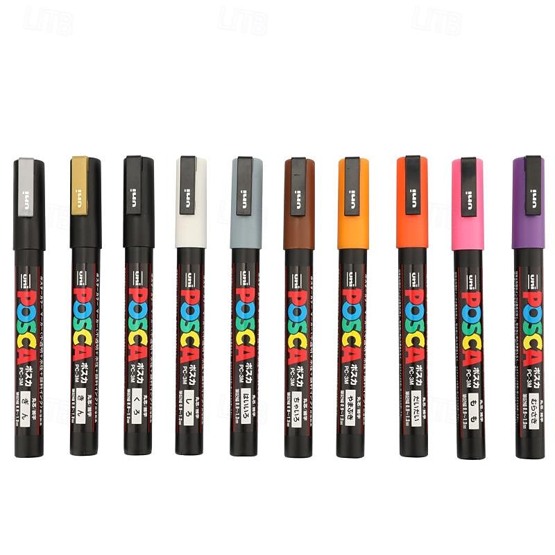 Acrylic Marker Pen Water-Based Art High Gloss White Pen Student Painting Anime And Hand Drawing3