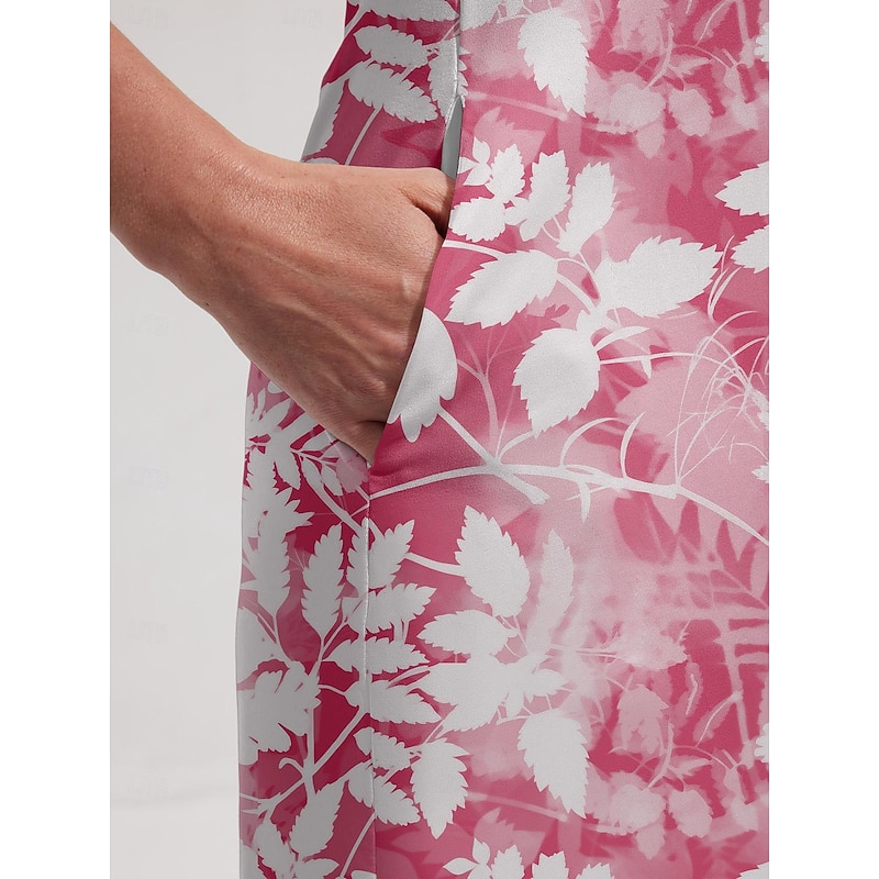 Women's Golf Dress Floral Sleeveless Sun Protection Ladies Golf Attire4