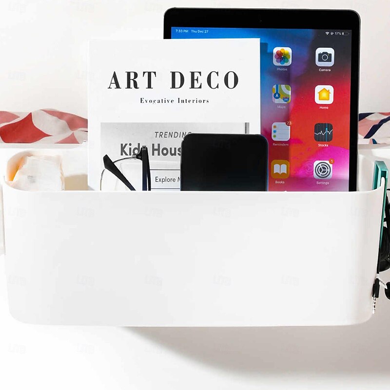 Dormitory Hanging Basket Bedside Storage Shelf - Ideal Dorm Room Bedside Organizer, Bedside Hanging Basket for Convenient Storage in Bedrooms4