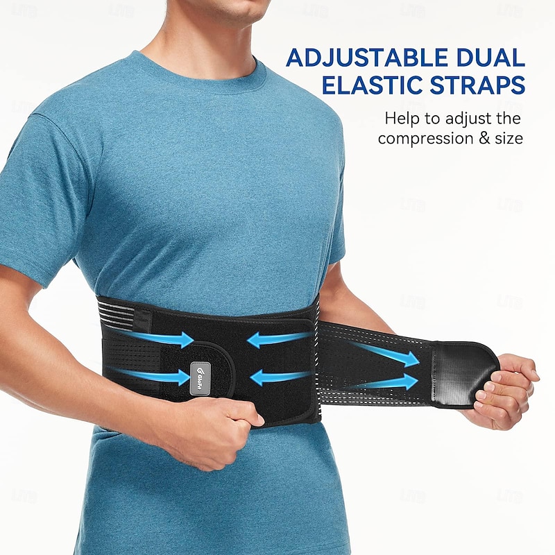 Back Brace for Men Lower Back Back Support Belt For Women Breathable Lower Back Support Belt Pain Relief With 6 Stays for Heavy Lifting Herniated Disc Sciatica3