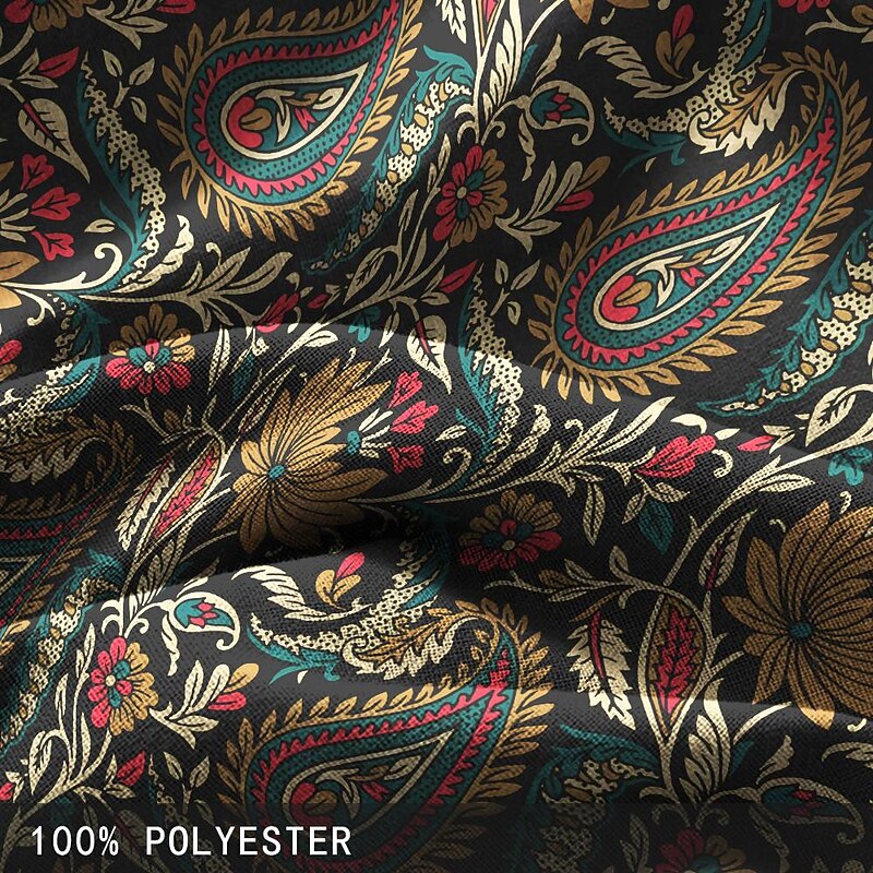 Men's Paisley Gradient Sweat Shorts Beach Shorts Terry Shorts Mid Waist Casual Athleisure Daily Holiday Streetwear Drawstring Elastic Waist 3D Print Designer Clothing Apparel3