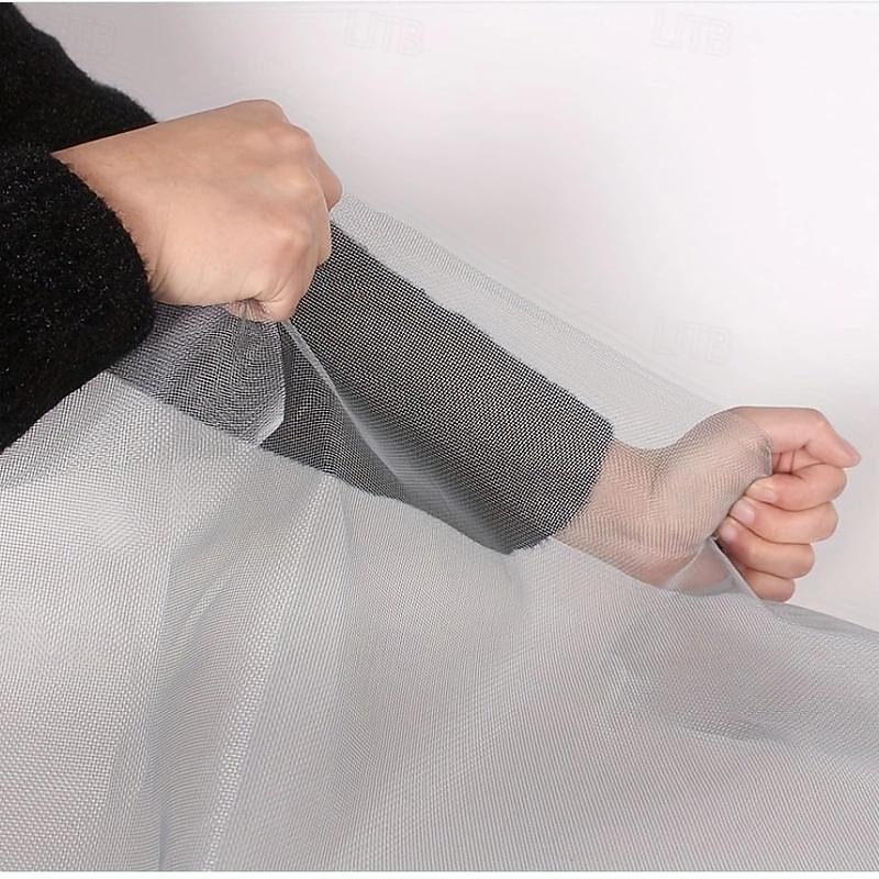 Mesh Screen Mosquito Nets For Windows, Summer Insect-proof Curtains, Removable Household Screen Doors, Invisible Custom Zipper Mosquito Nets Adjustable Screen Window3