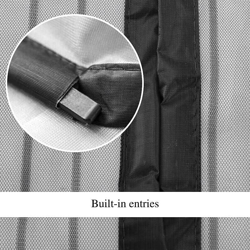 Magnetic Door Screen Mesh Screen Door Simple Beautiful Magical Mesh Screen Window Door Hands Free Magnetic Door Screen Automatic Closing Summer Curtain Net4