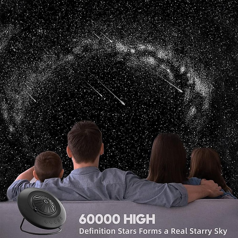 Galaxy Lamp Star Projector Night Light UFO LED 8 in 1 Planetarium Projection Galaxy Starry Sky Projector Lamp for Home Kids Room Ceiling Decor3