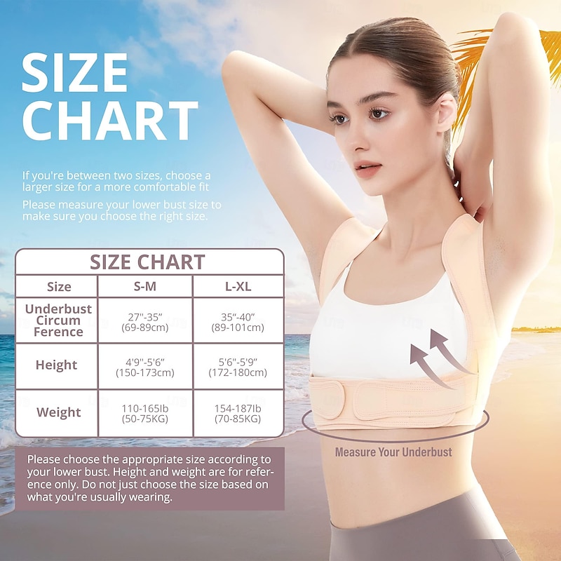 Posture Corrector for Women and Men, Breathable Back Brace, Adjustable Posture Corrector for Back, Shoulder and Spine Pain Relief3