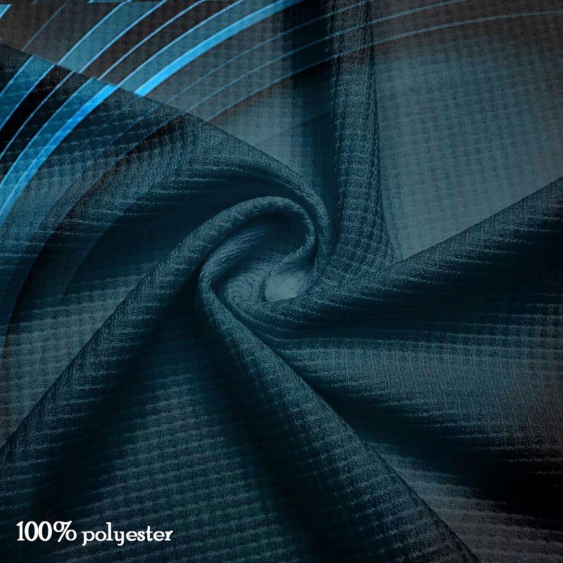 Men's Geometric Golf Shirt Short Sleeve Polo Shirts Collared Shirts Business Casual Vacation Wear Formal Wear Festival Wear Buttons 3D Print Summer Spring Yellow Blue Green4