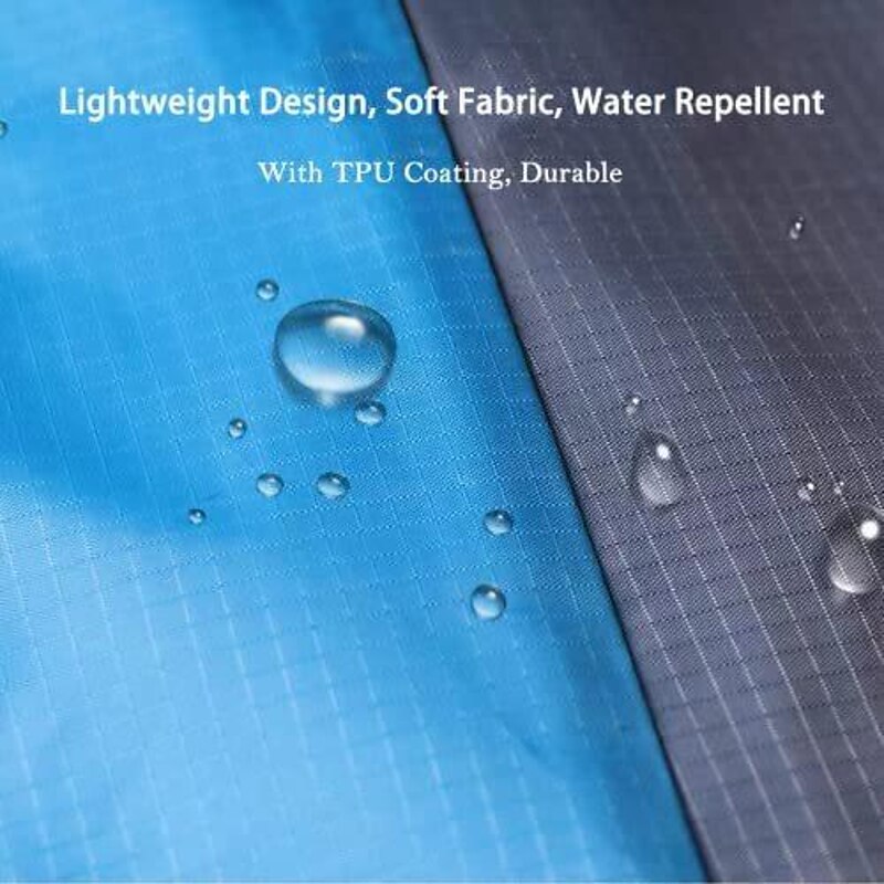 Camping Pocket Picnic Mat, Portable Mini Waterproof Nylon Blanket, Moisture-Proof Checkered Beach Mat for Travel, Hiking, Outdoor Use3