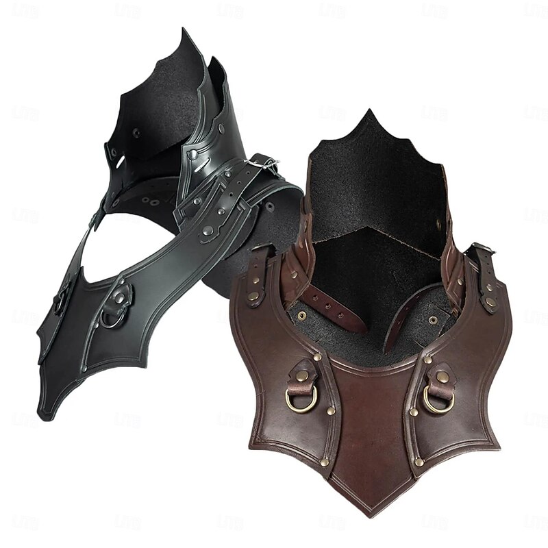 Medieval Renaissance Steampunk Armor Chemise Shoulder Armor Warrior Viking Ranger Archery Fancy Dress Men's Women's Viking Fantasy Halloween Masquerade Performance Stage LARP Adults' Shoulder Armor