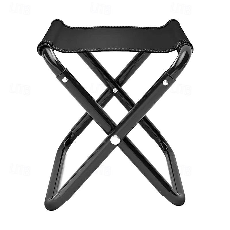 Outdoor Portable Folding Stool Collapsible Stool - Tactical Stool for Fishing, Travel, Camping, Hiking; Sturdy, Lightweight, and Compact for Queuing or Camping2