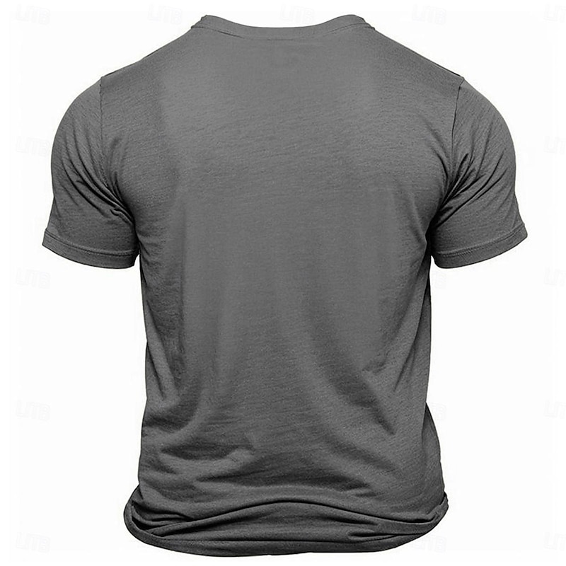 Men's Quotes & Sayings Cross Letter Print T Shirt Tee Top 100% Cotton Short Sleeve Graphic Shirt Black Army Green Comfortable Tee Street Sports Outdoor Fashion Designer Clothing3