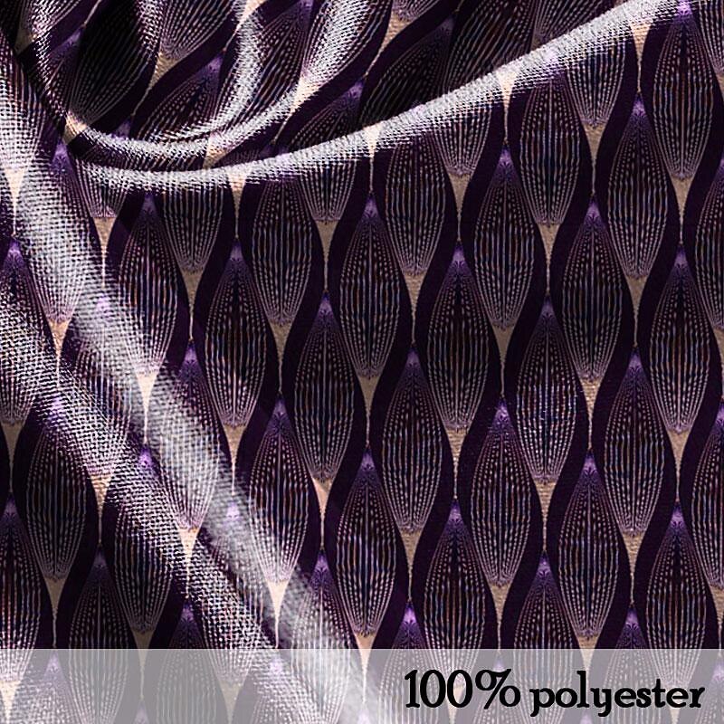 Men's Button Up Shirt Printed Shirts Long Sleeve Casual Formal Summer Spring Fall Turndown Buttons Print Purple3