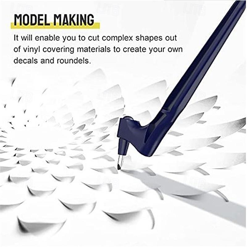 2PCS Cutting Process Tool Handheld Carving Knife 360 Degree Rotating Art Knife3