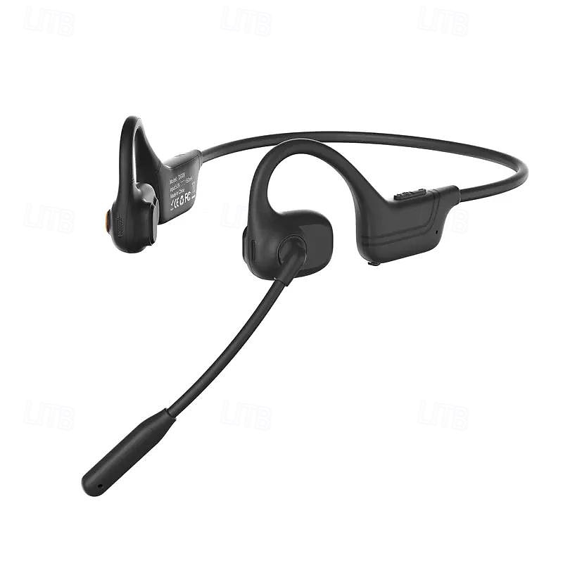 2024 Latest Original ENC Air Conduction Headset Open-Ear StereoWireless Headset With Air-Canceling Boom Microphone OnlineMeeting/Online Teaching/Office Home Business/Driving
