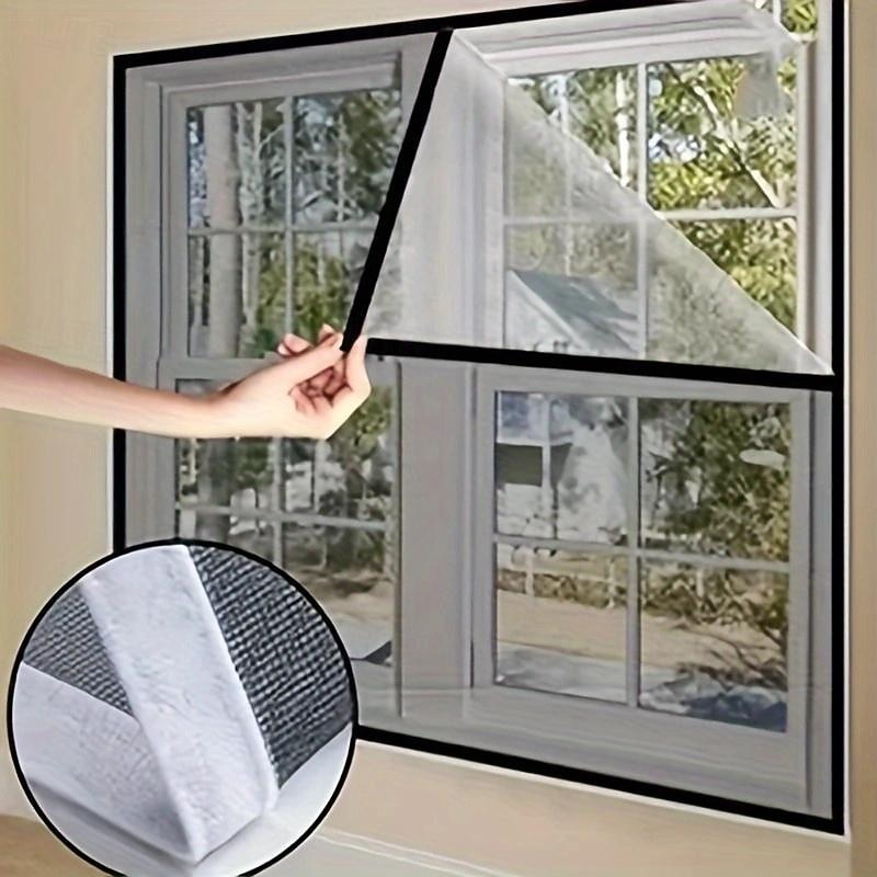 DIY Windows Fly Screen, Self-Adhesive for Windows, Adjustable Window Screen Mesh for Insects Bug Fly, Transparent Cat Mesh, Fly Screen, Mosquito Net