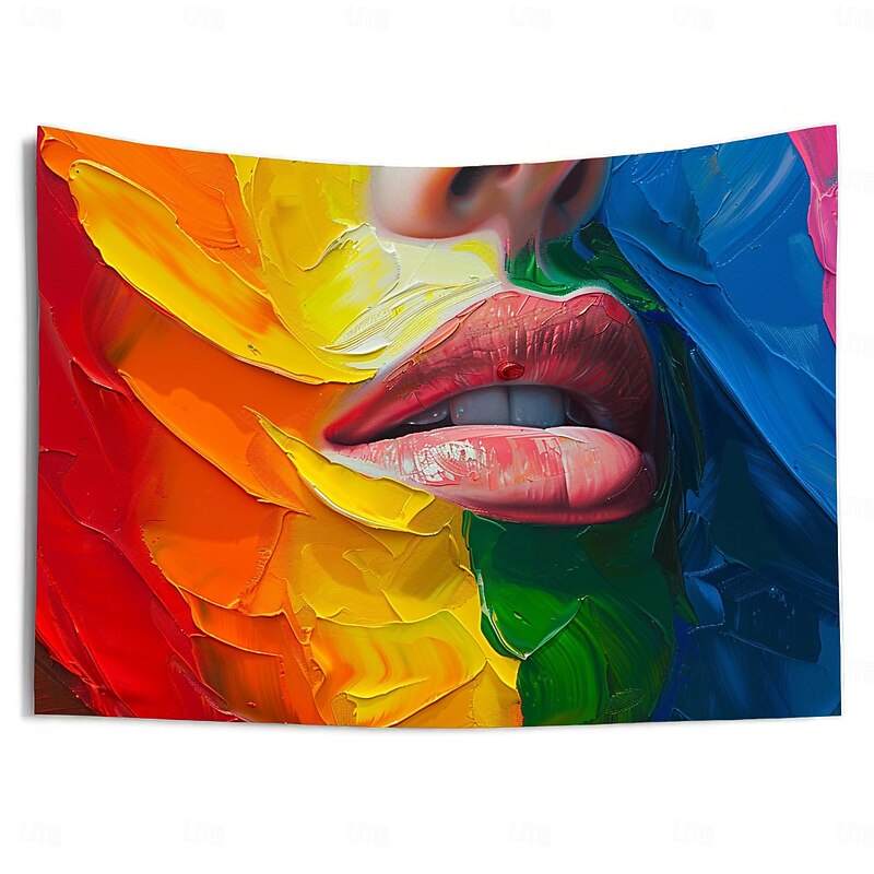 June Pride Month Pride Month LGBTQ LGBT Love Rainbow Hanging Tapestry Happy Pride Outdoor Decoration4