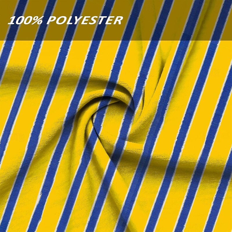 Men's Color Block Stripe Vest Top Sleeveless T shirt 3D Print Shirt Vacation Tropical Fashion Yellow Red Orange Summer Spring Clothing Apparel S M L XL XXL XXXL3