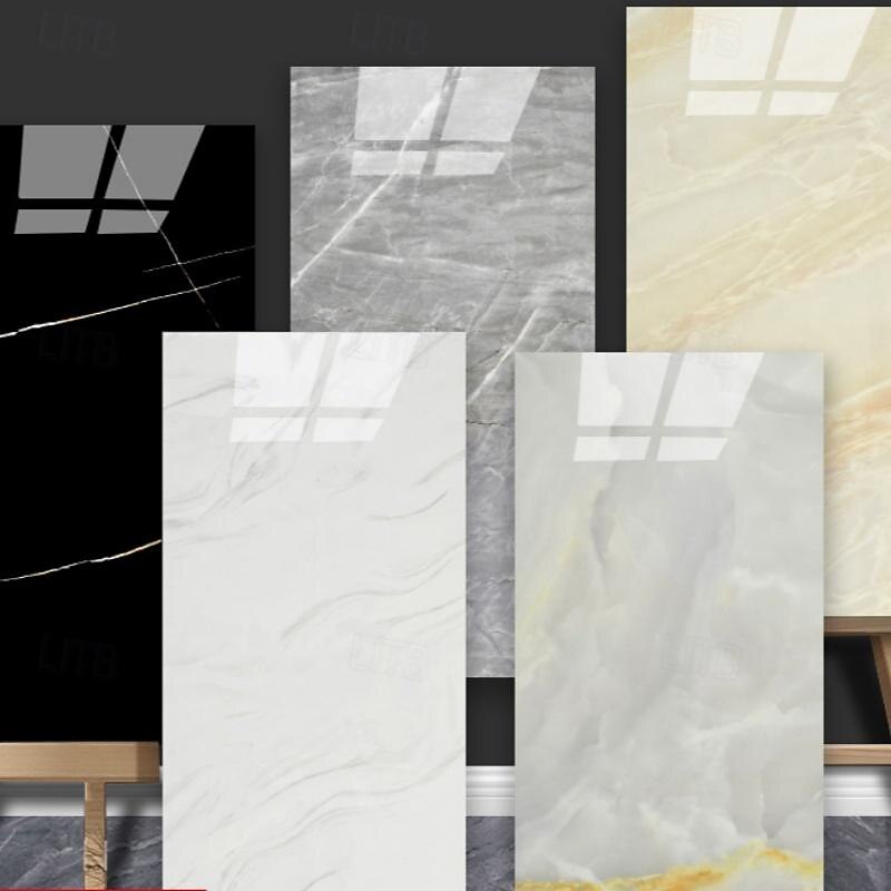 5pcs Kitchen Self-Adhesive Imitation Ceramic Tile Wall Sticker Bathroom Wall Renovation Anti Ugly Wallpaper Waterproof And Moisture-Proof Wallpaper3