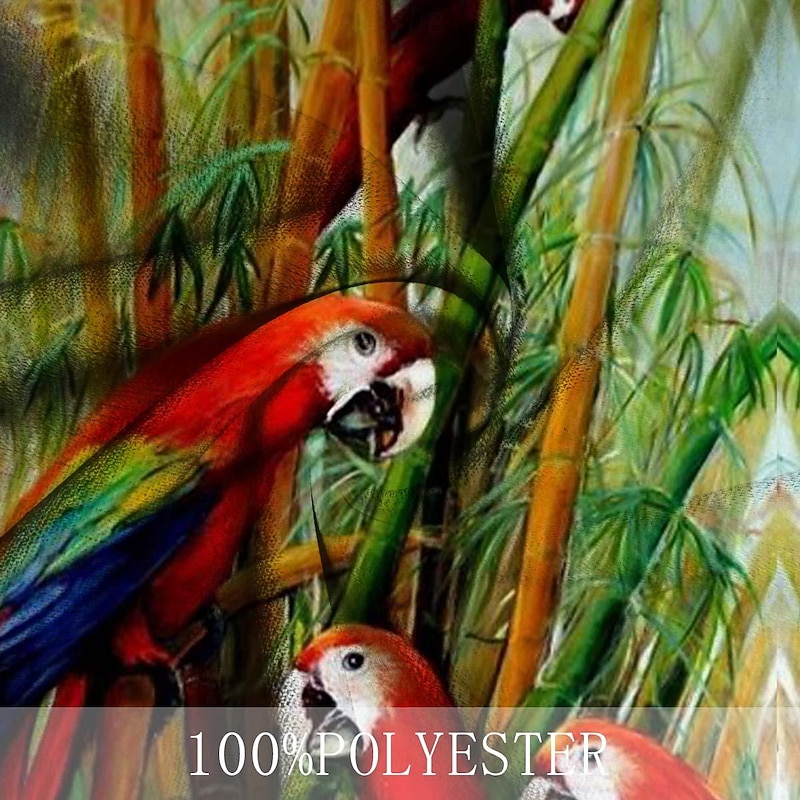 Men's Animal Bird Plants Shirt Summer Hawaiian Shirt Aloha Shirt Short Sleeve Shirt Turndown Vacation Hawaiian Outdoor Vacation Hawaiian Yellow Blue Brown S M L4