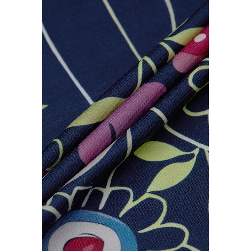 Women's Casual Dress Ethnic Dress Shift Dress Midi Dress Leopard Black White Half Sleeve Floral Print Summer Spring V Neck Basic Daily Vacation Weekend 2023 S M L XL XXL 3XL4