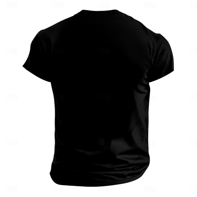 Men's Aztec Tribal T Shirt Short Sleeve T shirt 3D Print Crew Neck Shirt Fashion Retro Vintage Ethnic Black Summer Spring Clothing Apparel S M L XL XXL XXXL3