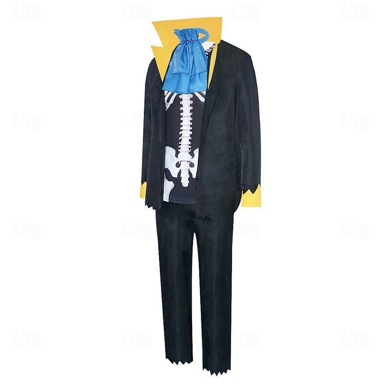 Brook Anime Cosplay Costume Cosplay Suits Halloween Carnival Masquerade Costume For Men's Adults3