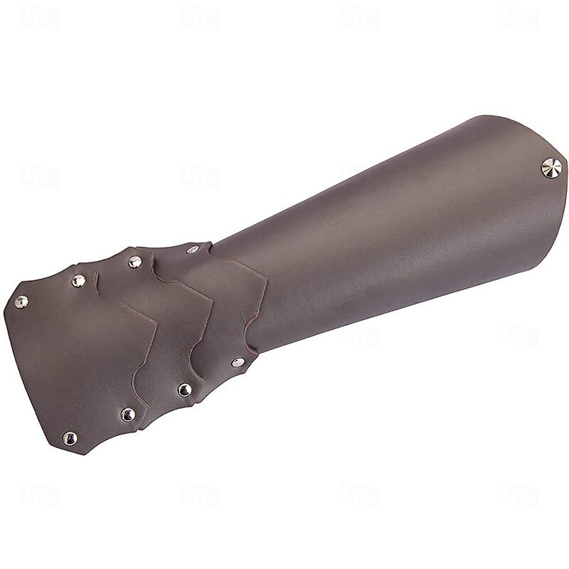 Medieval Renaissance Steampunk Cosplay Costume Armor Masquerade Warrior Viking Crusader Archery Fancy Dress Men's Women's Viking Masquerade Performance Stage LARP Adults' Bracers Arm Guards All4