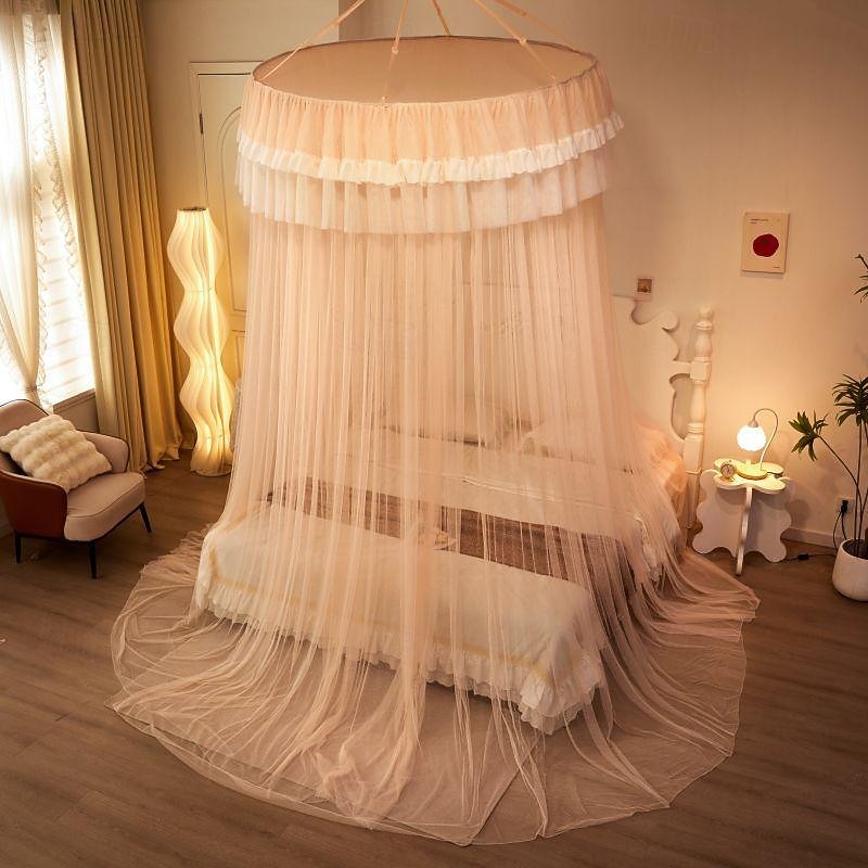 Foldable Princess Bedroom Mosquito Net Elegant and Functional Design Easy to Set Up and Store - Provides Protection from Insects4
