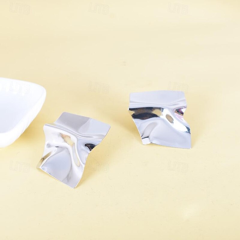 1 Pair Stud Earrings For Women's Party Evening Gift Date Alloy Fancy Fashion4